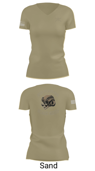 Women's Short Sleeve Vneck Shirt, Delta company 114, Army, Teamtime, Team time, sublimation, custom sports apparel, team uniforms, spirit wear, spiritwear, sports uniforms, custom shirts, team store, custom team store, fundraiser sports, apparel fundraiser