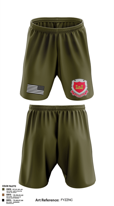 947th EVCC 3450605 Athletic Shorts With Pockets - 1