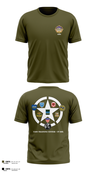 Short Sleeve Performance Shirt, 80th TC, TTC-Dix, Army, Teamtime, Team time, sublimation, custom sports apparel, team uniforms, spirit wear, spiritwear, sports uniforms, custom shirts, team store, custom team store, fundraiser sports, apparel fundraiser