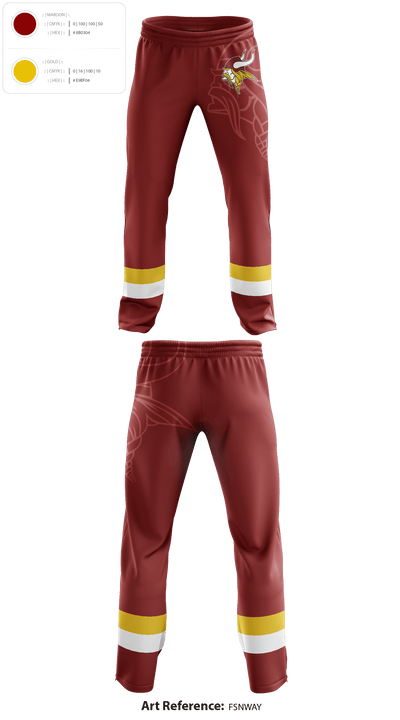 Mission Valley Senior High School Volleyball 58304550 Sweatpants - 1