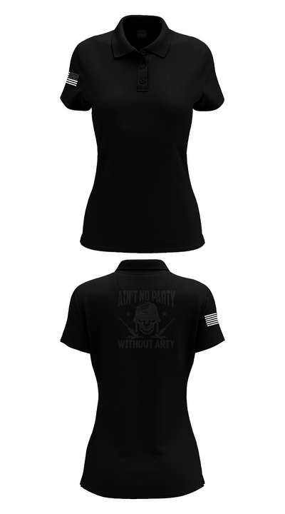 1-320th FA, Fox Battery 2295294 Women's Short Sleeve Performance Polo  - 35