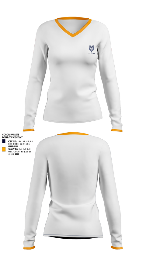 Women's Long Sleeve Vneck Shirt, University of Southern Maine Women's Soccer, Women's Soccer, Teamtime, Team time, sublimation, custom sports apparel, team uniforms, spirit wear, spiritwear, sports uniforms, custom shirts, team store, custom team store, fundraiser sports, apparel fundraiser