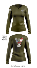 7th Munitions Sq 29669967 Women's Long Sleeve V-neck Shirt - 101