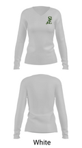 Saint Edward High School Volleyball 61999395 Women's Long Sleeve V-neck Shirt - 16