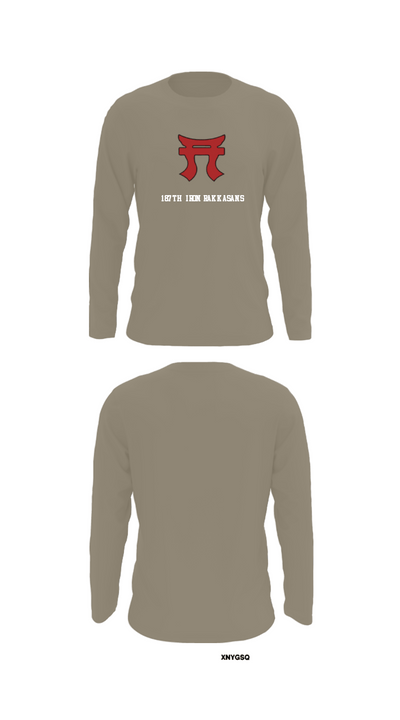 187th Iron Rakkasans 40107465 Long Sleeve Performance Shirt - 72