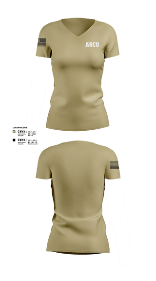 Women's Short Sleeve Vneck Shirt, ACSO, Police, Teamtime, Team time, sublimation, custom sports apparel, team uniforms, spirit wear, spiritwear, sports uniforms, custom shirts, team store, custom team store, fundraiser sports, apparel fundraiser