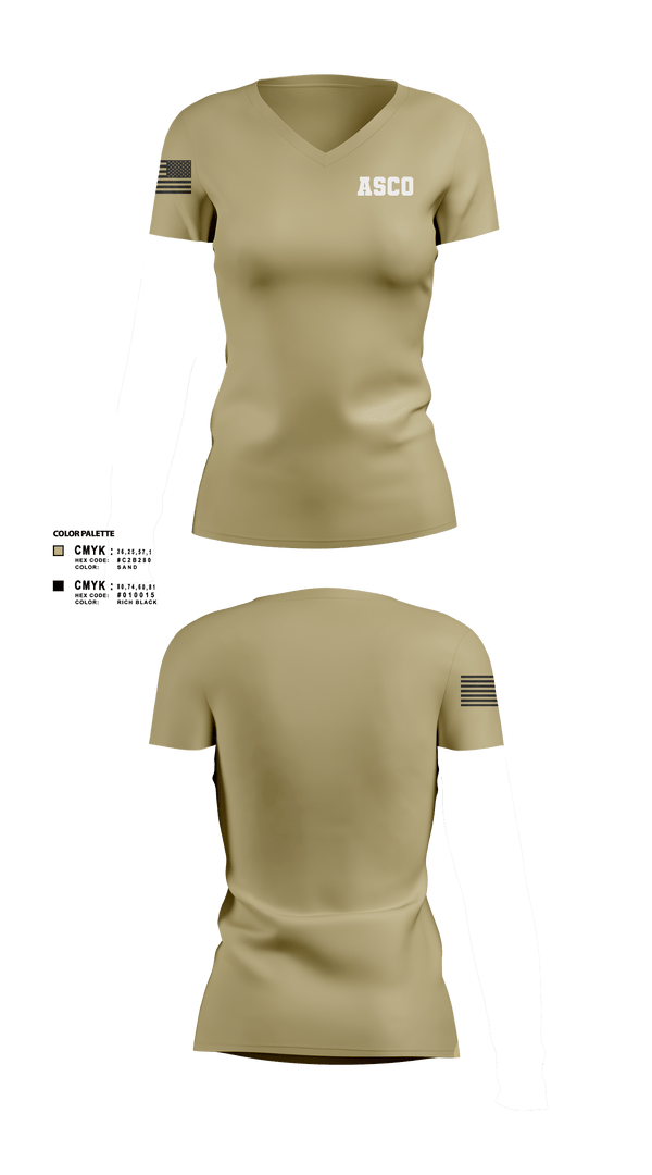 Women's Short Sleeve Vneck Shirt, ACSO, Police, Teamtime, Team time, sublimation, custom sports apparel, team uniforms, spirit wear, spiritwear, sports uniforms, custom shirts, team store, custom team store, fundraiser sports, apparel fundraiser