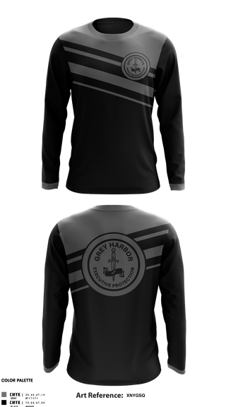 Long Sleeve Performance Shirt, Grey Harbor Executive ProtectionGrey Harbor Executive Protection, , Teamtime, Team time, sublimation, custom sports apparel, team uniforms, spirit wear, spiritwear, sports uniforms, custom shirts, team store, custom team store, fundraiser sports, apparel fundraiser