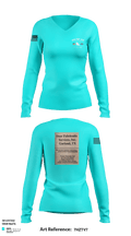526th TFS 89868786 Women's Long Sleeve V-neck Shirt - 3