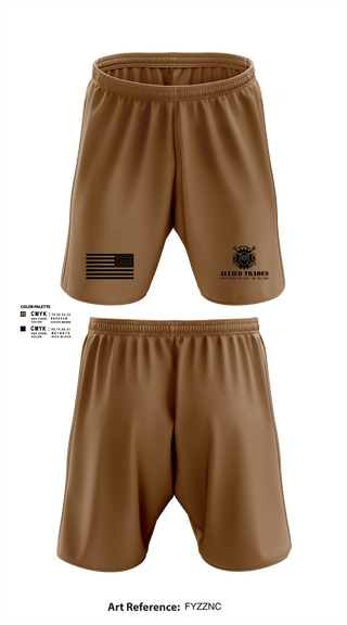 Athletic Shorts With Pockets, ALLIED TRADES, National Guard, Teamtime, Team time, sublimation, custom sports apparel, team uniforms, spirit wear, spiritwear, sports uniforms, custom shirts, team store, custom team store, fundraiser sports, apparel fundraiser