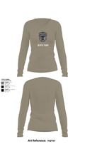 NYPD TARU 76375365 Women's Long Sleeve V-neck Shirt - 59