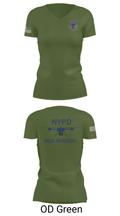NYPD TARU 76375365 Women's Short Sleeve V-neck Shirt - 46