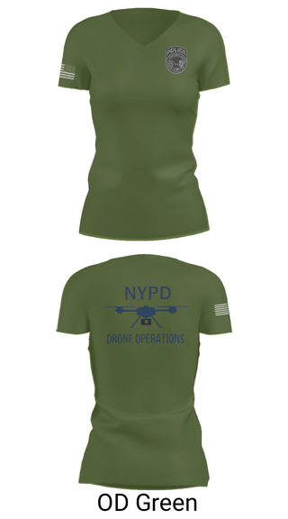 Women's Short Sleeve Vneck Shirt, NYPD TARU, Police, Teamtime, Team time, sublimation, custom sports apparel, team uniforms, spirit wear, spiritwear, sports uniforms, custom shirts, team store, custom team store, fundraiser sports, apparel fundraiser