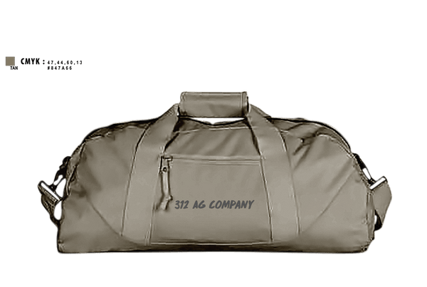 Duffle Bag, 312 AG Company, Army, Teamtime, Team time, sublimation, custom sports apparel, team uniforms, spirit wear, spiritwear, sports uniforms, custom shirts, team store, custom team store, fundraiser sports, apparel fundraiser