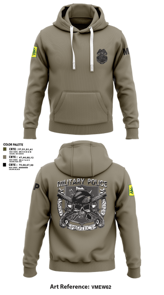 Hoodie, 307TH Military Police Company, , Teamtime, Team time, sublimation, custom sports apparel, team uniforms, spirit wear, spiritwear, sports uniforms, custom shirts, team store, custom team store, fundraiser sports, apparel fundraiser
