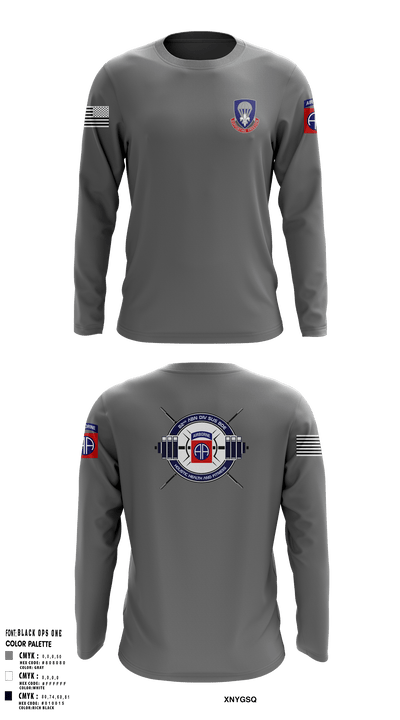 82nd ADSB H2F 64570500 Long Sleeve Performance Shirt - 2