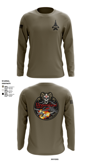 Long Sleeve Performance Shirt, 332nd EMXS, Air Force, Teamtime, Team time, sublimation, custom sports apparel, team uniforms, spirit wear, spiritwear, sports uniforms, custom shirts, team store, custom team store, fundraiser sports, apparel fundraiser