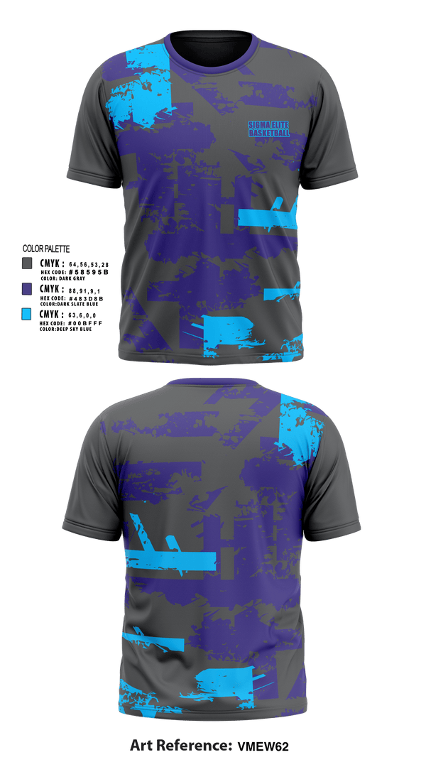 Short Sleeve Performance Shirt, Sigma elite, Men's Basketball, Teamtime, Team time, sublimation, custom sports apparel, team uniforms, spirit wear, spiritwear, sports uniforms, custom shirts, team store, custom team store, fundraiser sports, apparel fundraiser