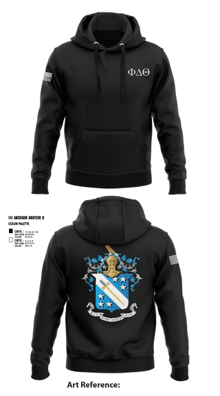 Hoodie, Phi Delta Theta, Army, Teamtime, Team time, sublimation, custom sports apparel, team uniforms, spirit wear, spiritwear, sports uniforms, custom shirts, team store, custom team store, fundraiser sports, apparel fundraiser