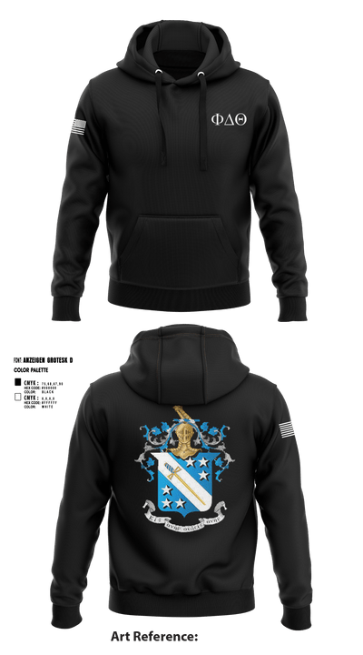 Phi Delta Theta 42794555 Hoodie - 3