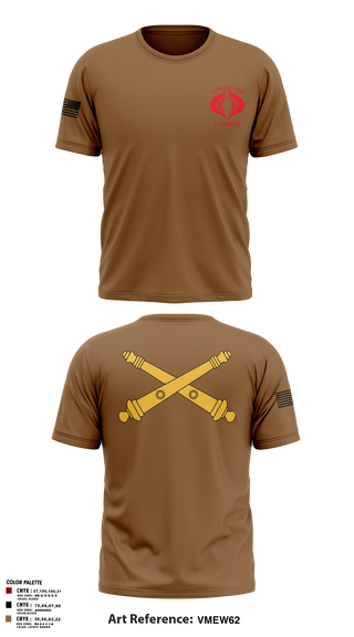 Short Sleeve Performance Shirt, Charlie Battery, 1-119th FA, , Teamtime, Team time, sublimation, custom sports apparel, team uniforms, spirit wear, spiritwear, sports uniforms, custom shirts, team store, custom team store, fundraiser sports, apparel fundraiser