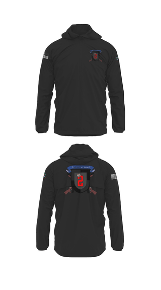 Windbreaker, 2nd Battalion, Army, Teamtime, Team time, sublimation, custom sports apparel, team uniforms, spirit wear, spiritwear, sports uniforms, custom shirts, team store, custom team store, fundraiser sports, apparel fundraiser