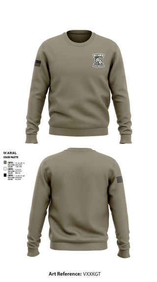 Crew Neck Sweatshirt, DET2, National Guard, Teamtime, Team time, sublimation, custom sports apparel, team uniforms, spirit wear, spiritwear, sports uniforms, custom shirts, team store, custom team store, fundraiser sports, apparel fundraiser