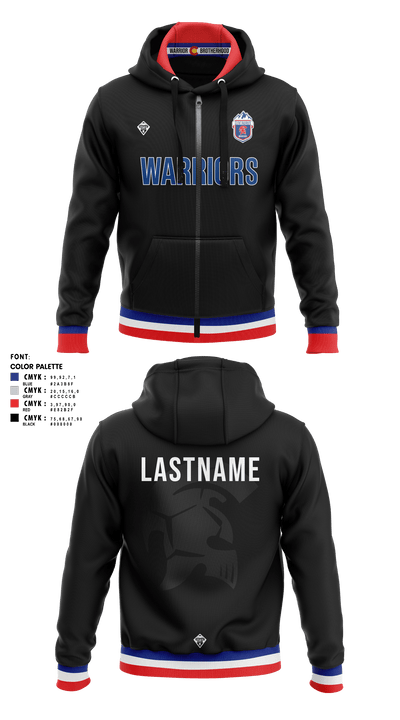 CENTAURUS HS SOCCER 3784649 Zip Hoodie - 3