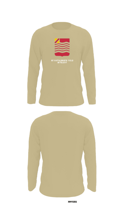 1st Battalion 15th Field Artillery 40296639 Long Sleeve Performance Shirt - 92