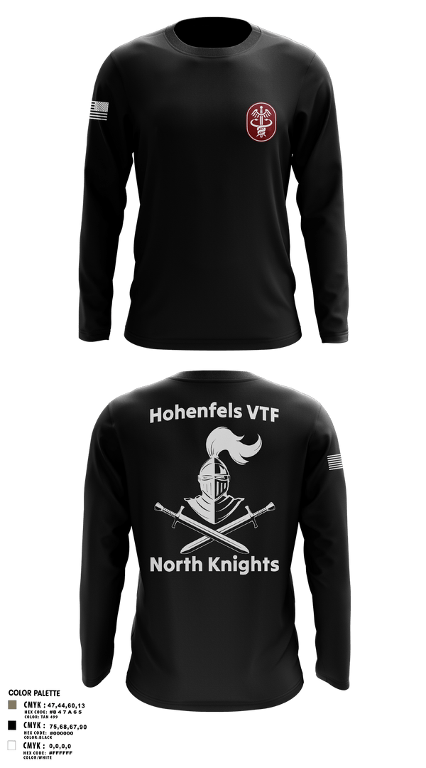 Long Sleeve Performance Shirt, Hohenfels VTF, Army, Teamtime, Team time, sublimation, custom sports apparel, team uniforms, spirit wear, spiritwear, sports uniforms, custom shirts, team store, custom team store, fundraiser sports, apparel fundraiser