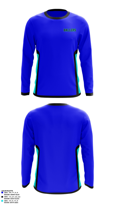 Ballers 62876413 Long Sleeve Performance Shirt - 1
