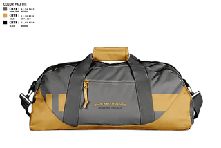Duffle Bag, Shocked & Awed, Men's Basketball, Teamtime, Team time, sublimation, custom sports apparel, team uniforms, spirit wear, spiritwear, sports uniforms, custom shirts, team store, custom team store, fundraiser sports, apparel fundraiser