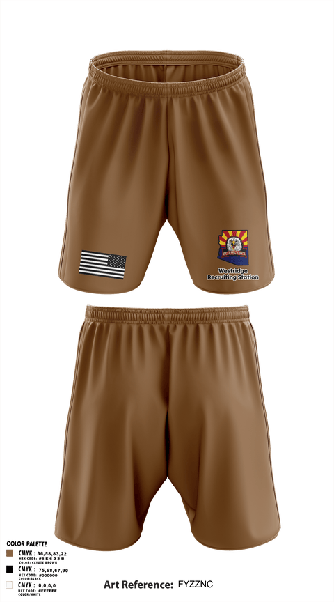 Athletic Shorts With Pockets, Westridge Recruiting Station, Army, Teamtime, Team time, sublimation, custom sports apparel, team uniforms, spirit wear, spiritwear, sports uniforms, custom shirts, team store, custom team store, fundraiser sports, apparel fundraiser
