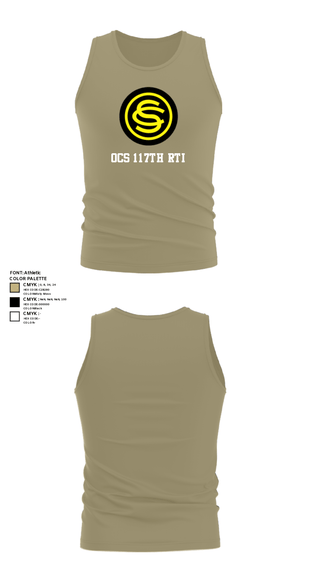 Tank Top, OCS 117th RTI, National Guard, Teamtime, Team time, sublimation, custom sports apparel, team uniforms, spirit wear, spiritwear, sports uniforms, custom shirts, team store, custom team store, fundraiser sports, apparel fundraiser