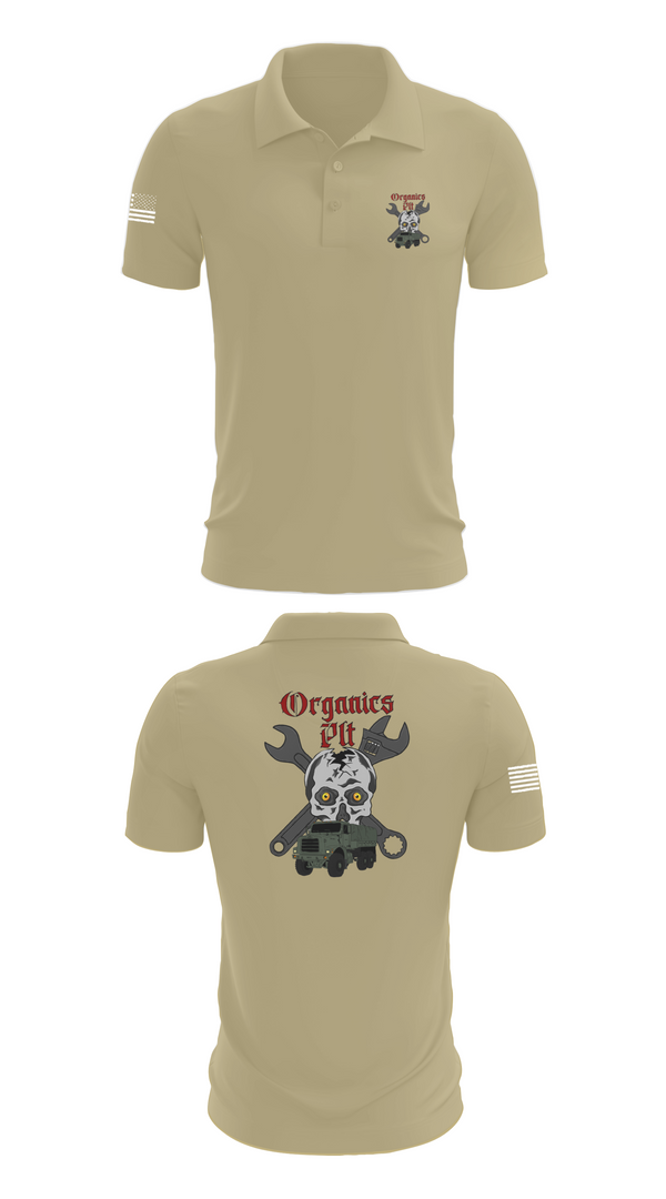 Short Sleeve Performance Polo, Organics plt, Marines, Teamtime, Team time, sublimation, custom sports apparel, team uniforms, spirit wear, spiritwear, sports uniforms, custom shirts, team store, custom team store, fundraiser sports, apparel fundraiser
