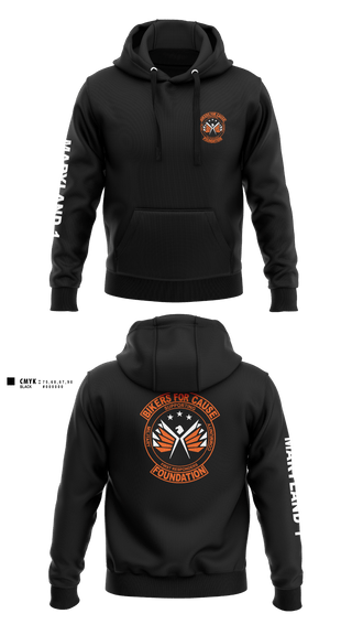 Hoodie, Bikers For Cause Foundation, , Teamtime, Team time, sublimation, custom sports apparel, team uniforms, spirit wear, spiritwear, sports uniforms, custom shirts, team store, custom team store, fundraiser sports, apparel fundraiser