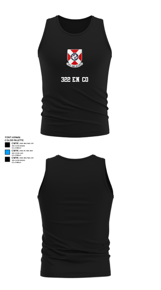 Tank Top, 322 EN CO, Army, Teamtime, Team time, sublimation, custom sports apparel, team uniforms, spirit wear, spiritwear, sports uniforms, custom shirts, team store, custom team store, fundraiser sports, apparel fundraiser