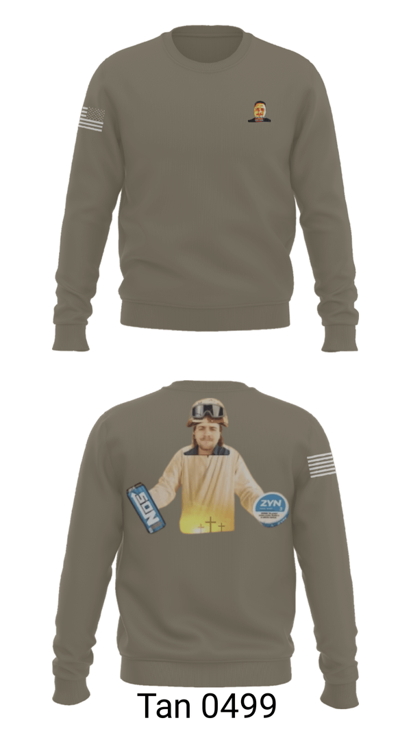 Crew Neck Sweatshirt, 1st DSB, Marines, Teamtime, Team time, sublimation, custom sports apparel, team uniforms, spirit wear, spiritwear, sports uniforms, custom shirts, team store, custom team store, fundraiser sports, apparel fundraiser