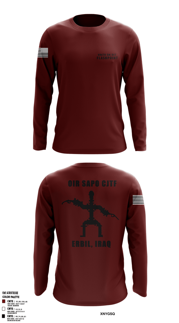 Long Sleeve Performance Shirt, 606th Qm Det, Army, Teamtime, Team time, sublimation, custom sports apparel, team uniforms, spirit wear, spiritwear, sports uniforms, custom shirts, team store, custom team store, fundraiser sports, apparel fundraiser