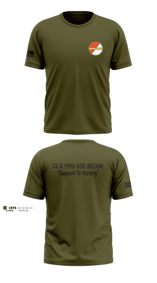Old School Cotton Feel Shirt, Co D 199TH BSB RECON, National Guard, Teamtime, Team time, sublimation, custom sports apparel, team uniforms, spirit wear, spiritwear, sports uniforms, custom shirts, team store, custom team store, fundraiser sports, apparel fundraiser