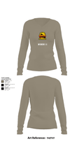 MSRON 11 26048163 Women's Long Sleeve V-neck Shirt - 59