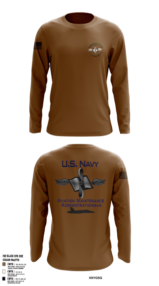 Long Sleeve Performance Shirt, Aviation Maintenance Administration, , Teamtime, Team time, sublimation, custom sports apparel, team uniforms, spirit wear, spiritwear, sports uniforms, custom shirts, team store, custom team store, fundraiser sports, apparel fundraiser