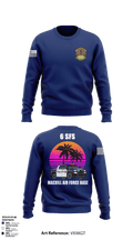 6th Security Forces Squadron 79689853 Crew Neck Sweatshirt - 5