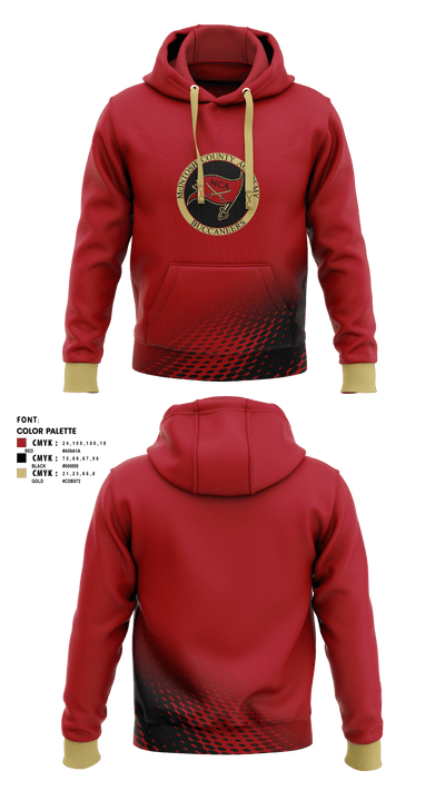 McIntosh County Academy Volleyball 47891415 Hoodie - 1