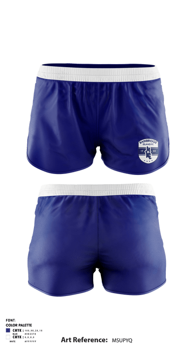 Bainbridge Island FC Soccer 19343174 Mens Soccer Shorts - 1