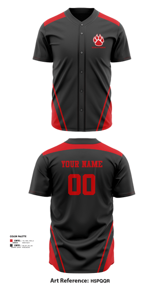 Full Button Baseball Jersey, Wilson/EC Wildcats, Baseball, Teamtime, Team time, sublimation, custom sports apparel, team uniforms, spirit wear, spiritwear, sports uniforms, custom shirts, team store, custom team store, fundraiser sports, apparel fundraiser