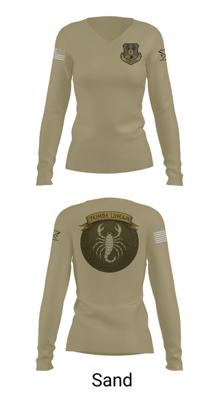 Women's Long Sleeve Vneck Shirt, 380 ESFS, , Teamtime, Team time, sublimation, custom sports apparel, team uniforms, spirit wear, spiritwear, sports uniforms, custom shirts, team store, custom team store, fundraiser sports, apparel fundraiser