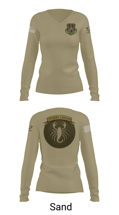 380 ESFS 95267878 Women's Long Sleeve V-neck Shirt - 97