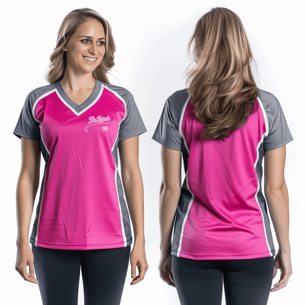Women's Short Sleeve Vneck Shirt, The rejects, Softball, Teamtime, Team time, sublimation, custom sports apparel, team uniforms, spirit wear, spiritwear, sports uniforms, custom shirts, team store, custom team store, fundraiser sports, apparel fundraiser
