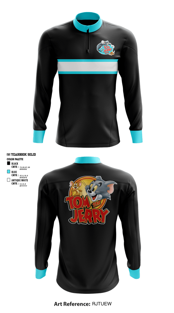 Quarter Zip Jacket, Tom & jerry elite, Men's Basketball, Teamtime, Team time, sublimation, custom sports apparel, team uniforms, spirit wear, spiritwear, sports uniforms, custom shirts, team store, custom team store, fundraiser sports, apparel fundraiser